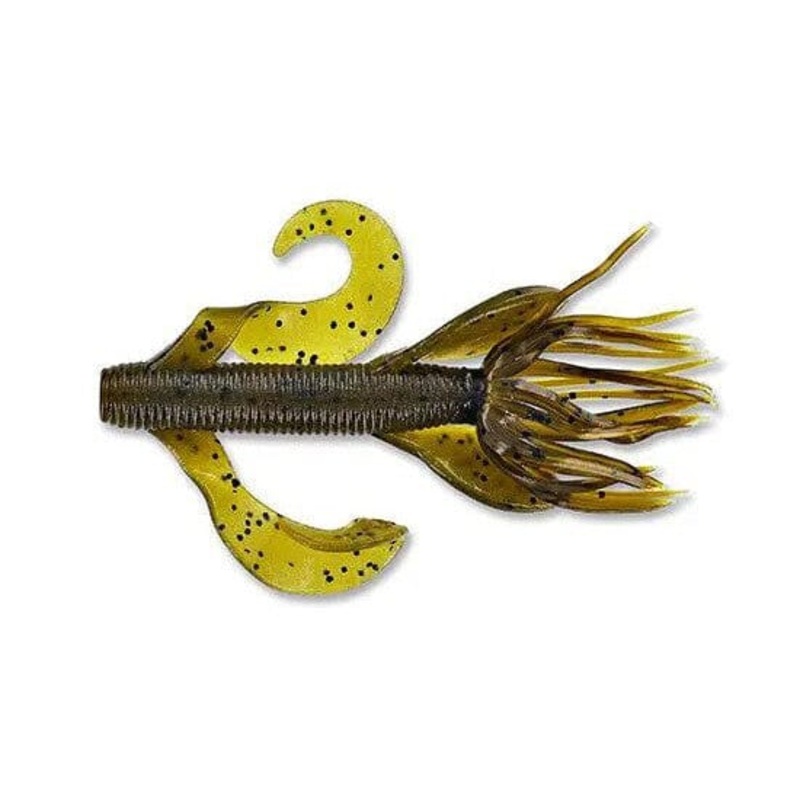 Yamamoto 4″ Kreature Green Pumpkin Black Flake 5-07-297