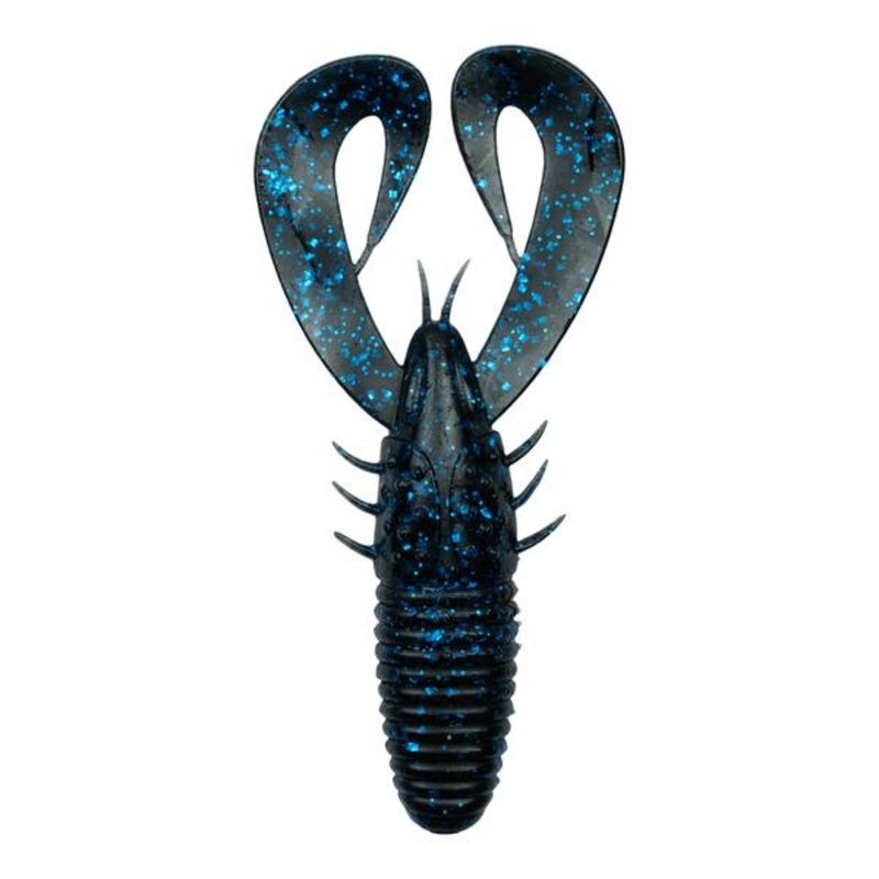 6th Sense Stroker Craw Black N Blue Flake