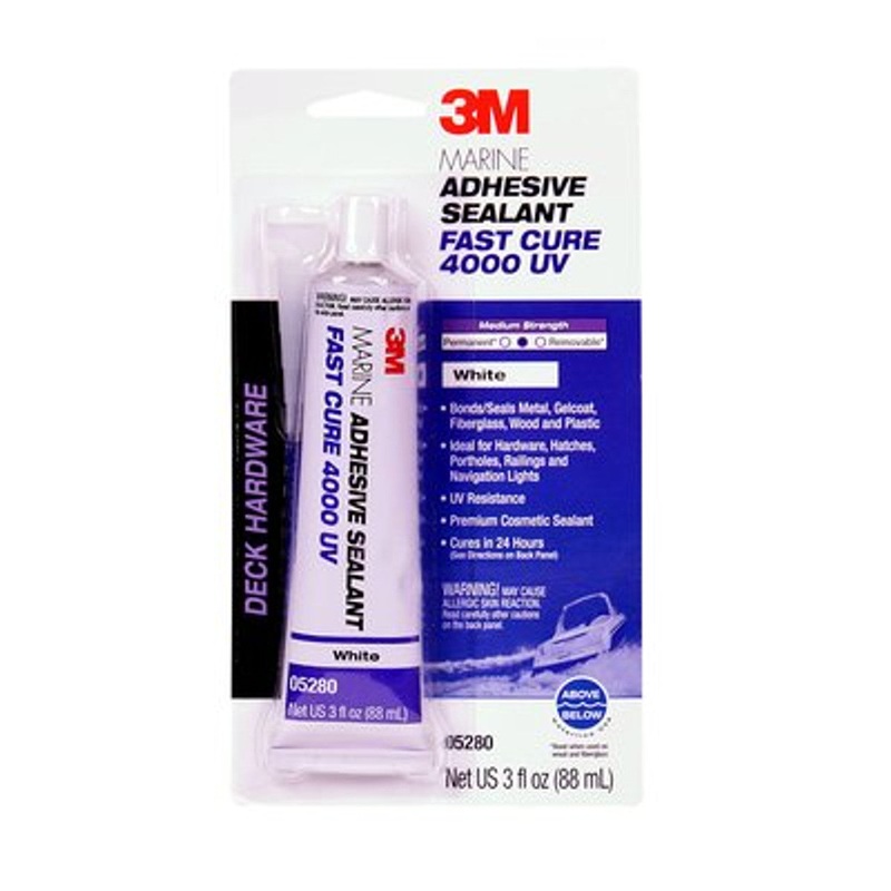 3M 4000 Fast Cure Marine Adhesive Sealant 3oz