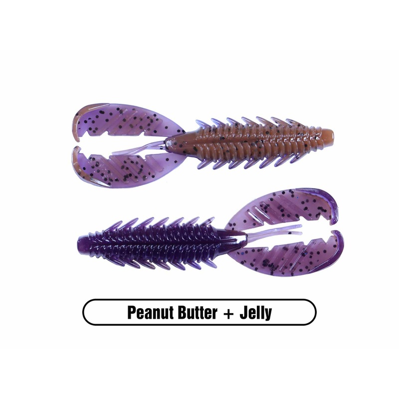 Adrenaline Craw Jr. 3.5″ (7 Pack) Peanut Butter and Jelly