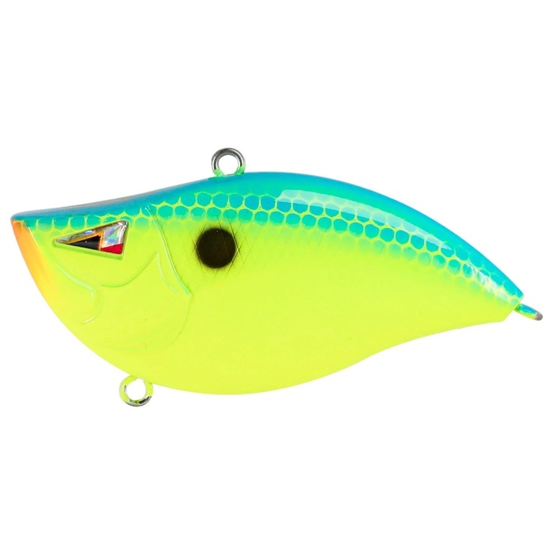 Ark Fishing Z63 Lipless Crankbait Chartreuse Blue Back