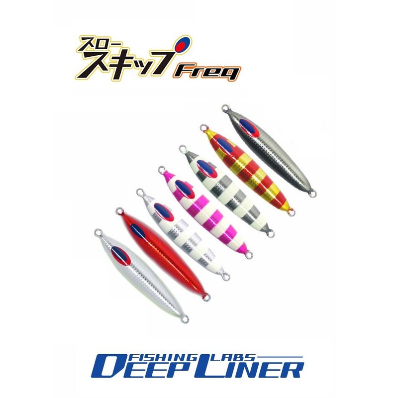 Deepliner Metal Jig Slow Skip Freq 130g No.25 Gold-Comet