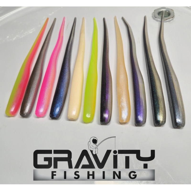 Gravity Tackle GT Eel 9.5″ 3/pk AK Blood Red