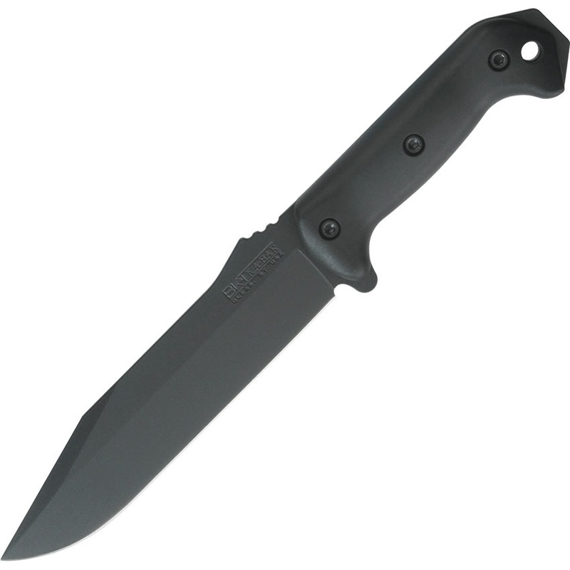 Ka-Bar KBBK7 Becker Combat Utility Knife with Black Sheath Straight Edge