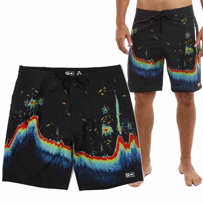 Pelagic Strike 19″ Black Sonar Short 32