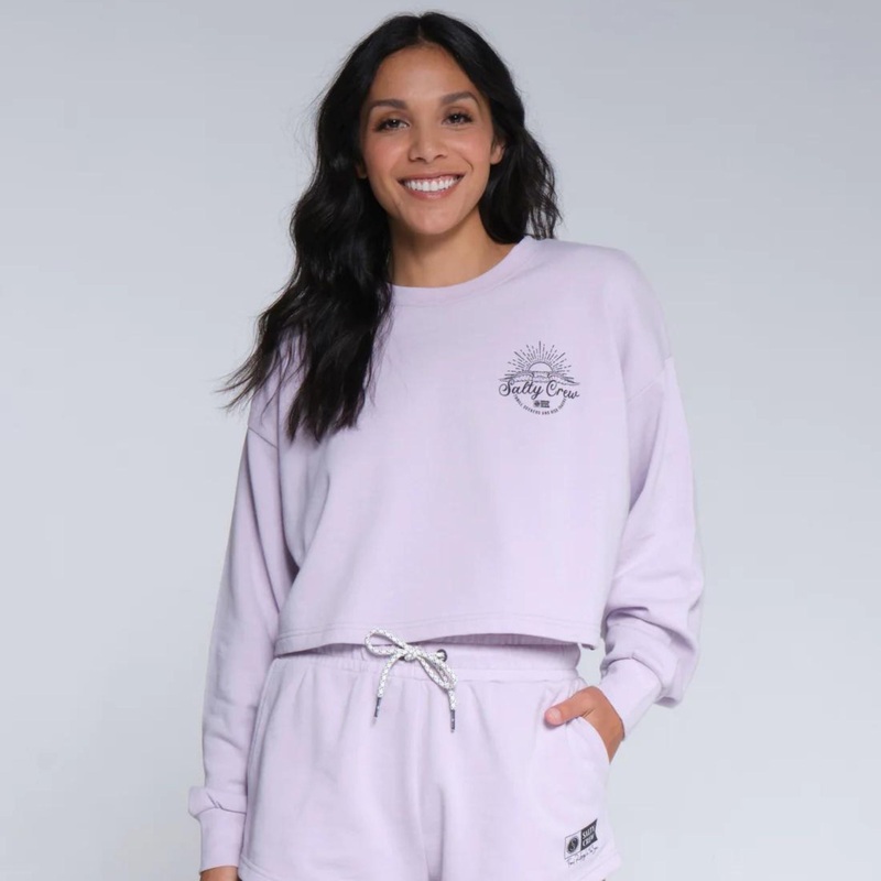 Salty Crew Sand Set Crew XS LAVENDER