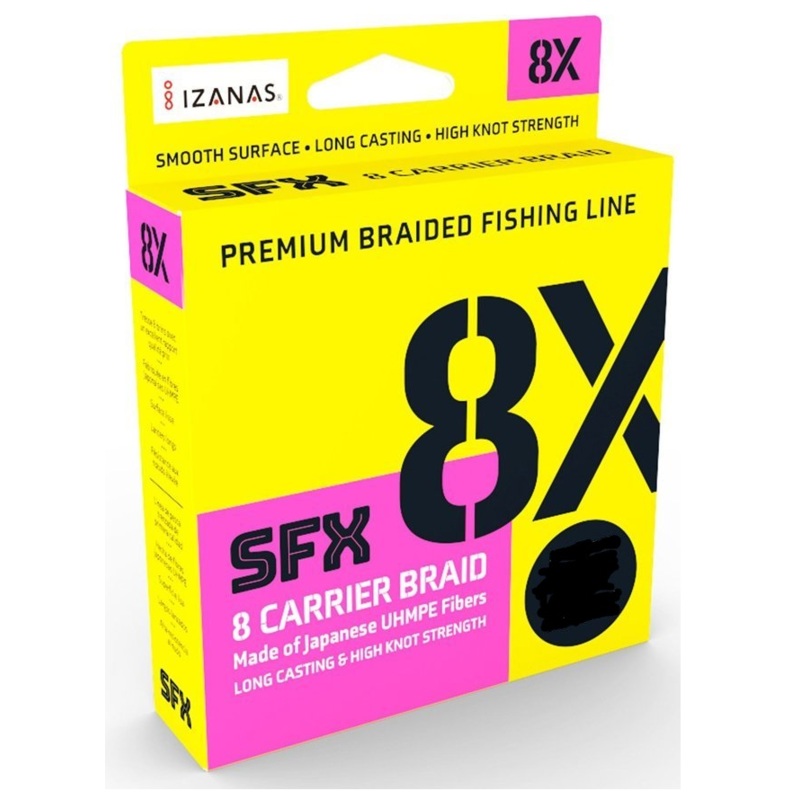 Sufix SFX 8x Braided Fishing Line 150yds Yellow 10lb