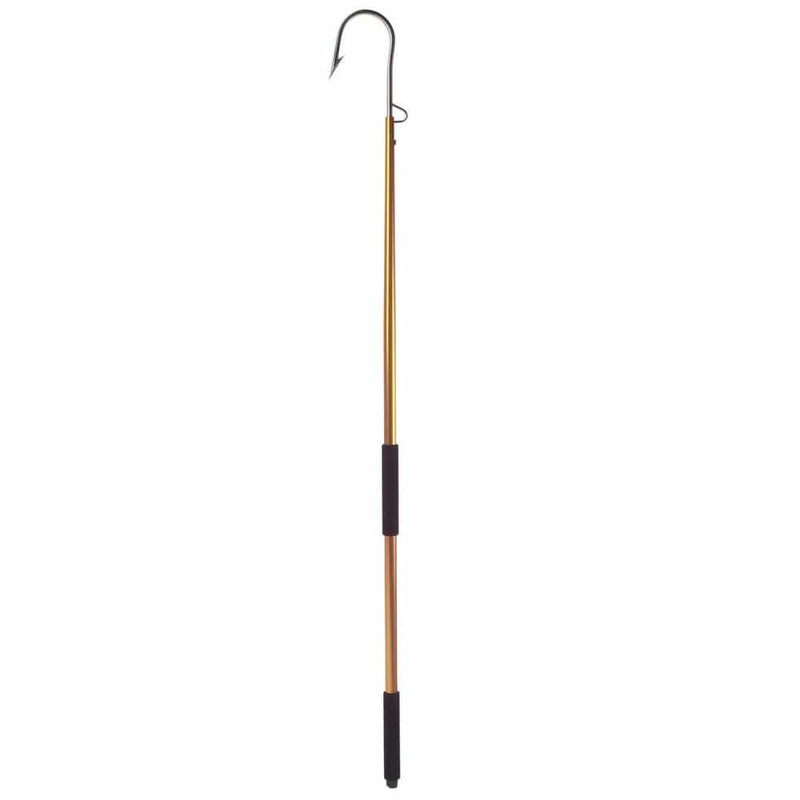 Aftco Aluminum Fishing Gaff Gold – 4′ 3″W X 3/8″ DIA