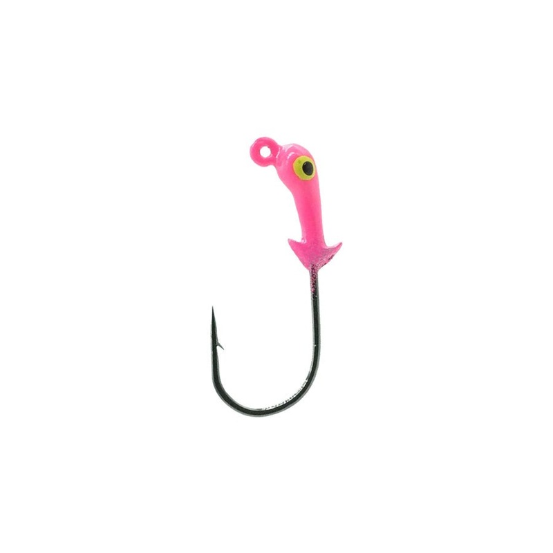 Mission Fishin 1/8oz Jig Heads Double Barbed 2/0 3pk Chartreuse
