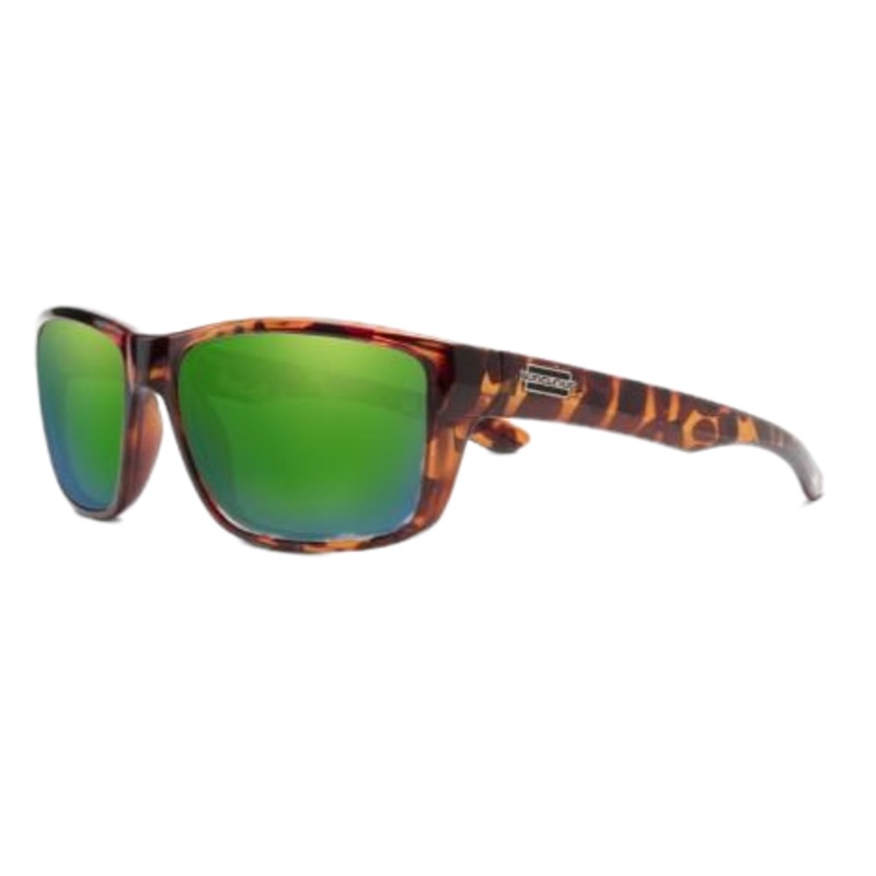 Suncloud Mayor Tortoise + Polarized Green Mirror TORT/ PLR GREEN