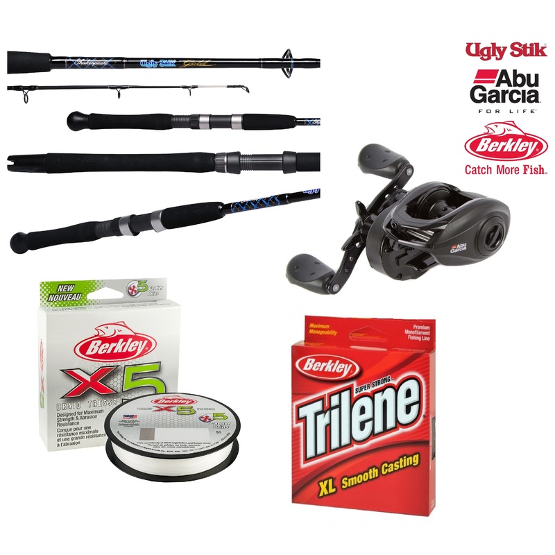 Abu Garcia Revo X Ugly Stik Travel Baitcast Pack