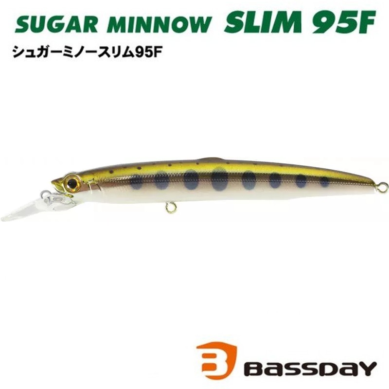 BASSDAY SUGAR SLIM 95F MINNOW 95mm 6.3g M-02