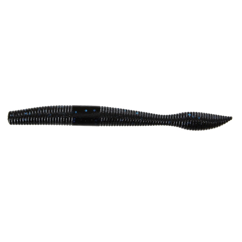 Daiwa Neko Fat Worm Black And Blue Flake 4″