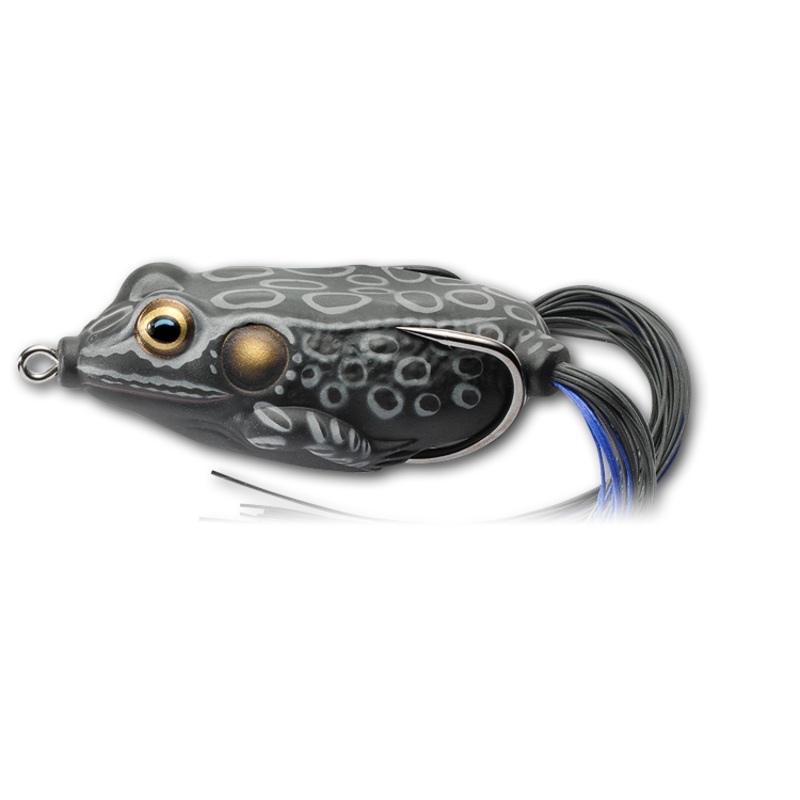 Live Target Frog Hollow Body Topwater Surface Walker Lure 45mm Black Black