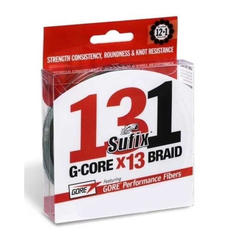 Sufix 131 Braided Fishing Line Neon Chartreuse 150yds 10lb
