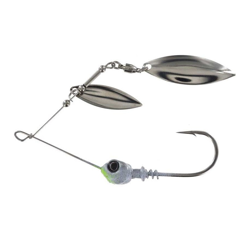 Hudson Skirtless Spinnerbait Alpha Shad 3/8oz