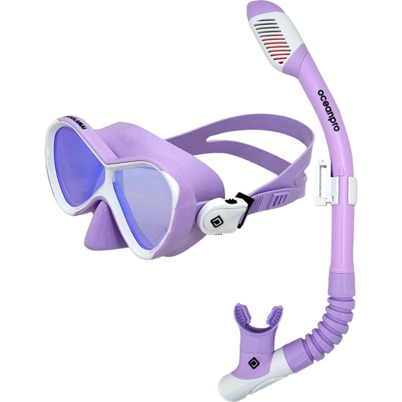 Ocean Pro Woolamai Junior Mask Snorkel Set Lilac