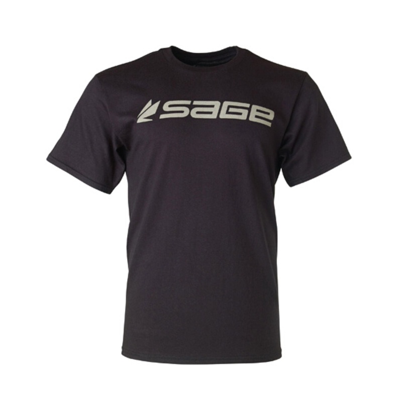 Sage Logo Tee Black L Black