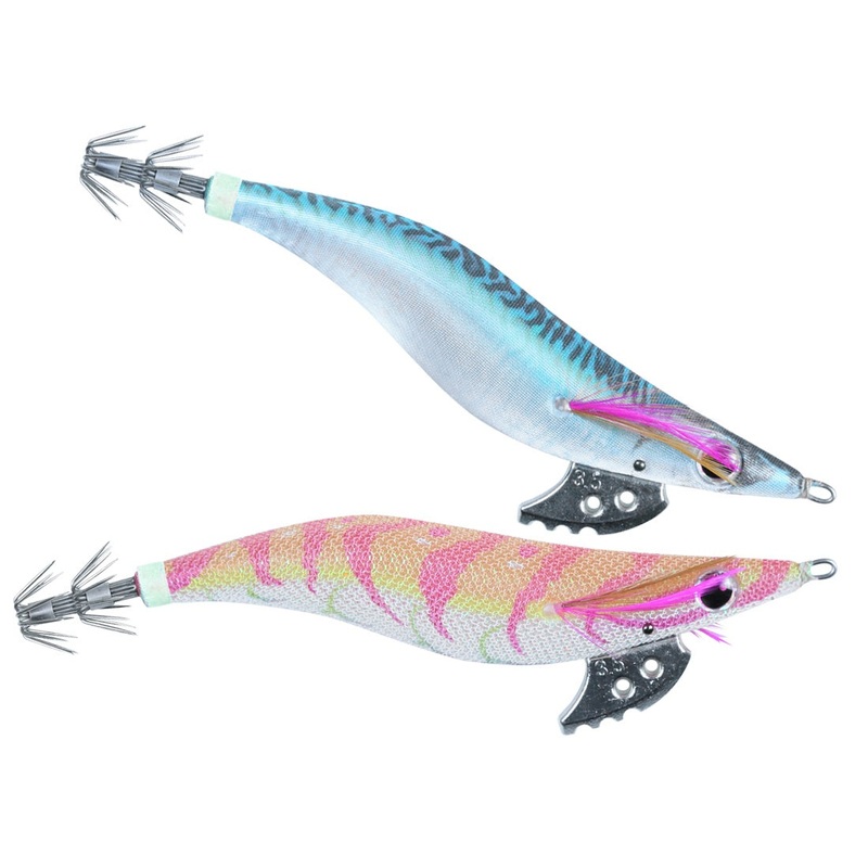 Shimano Sephia Egixile SS Squid Jig Lure 3.5g Black Tiger Prawn