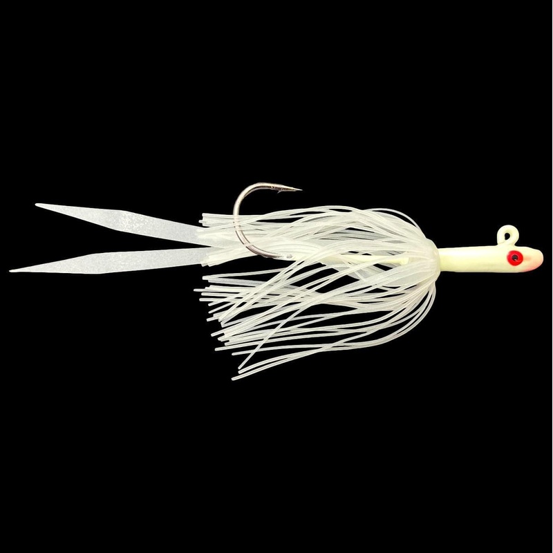 Tsunami Glass Minnow w/ Silicone Skirt Chartreuse