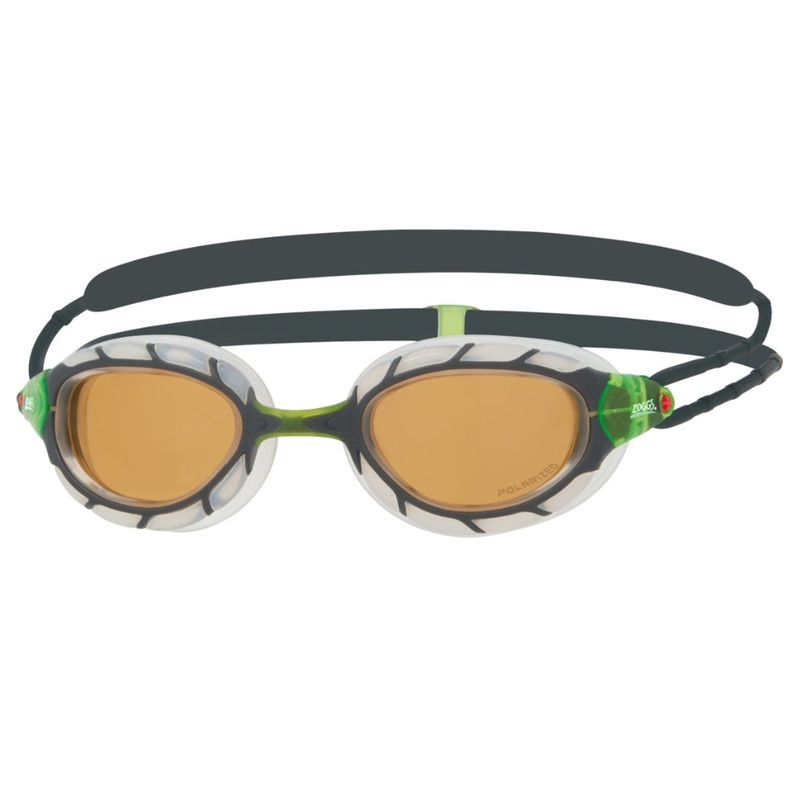 Zoggs Predator Polarized Ultra Goggles Metallic Grey Polarized