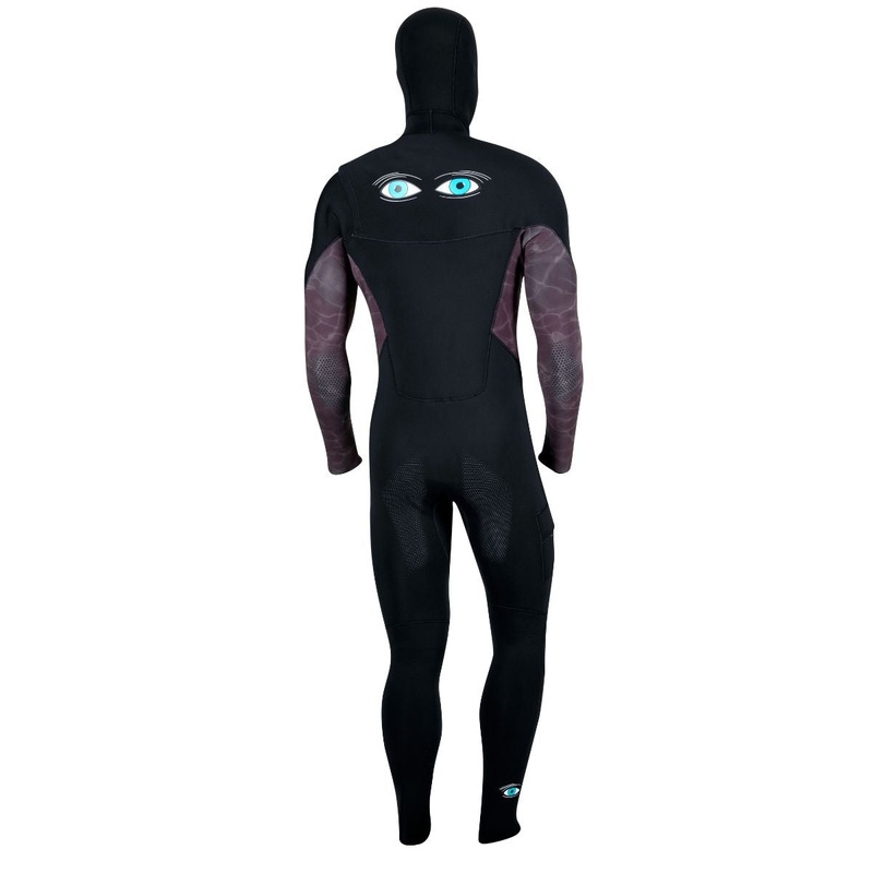Shark Eyes 4mm Hybrid Wetsuit With Hood MS