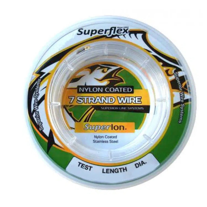 Superflex Superlon Nylon Coated Wire 10M 250lb