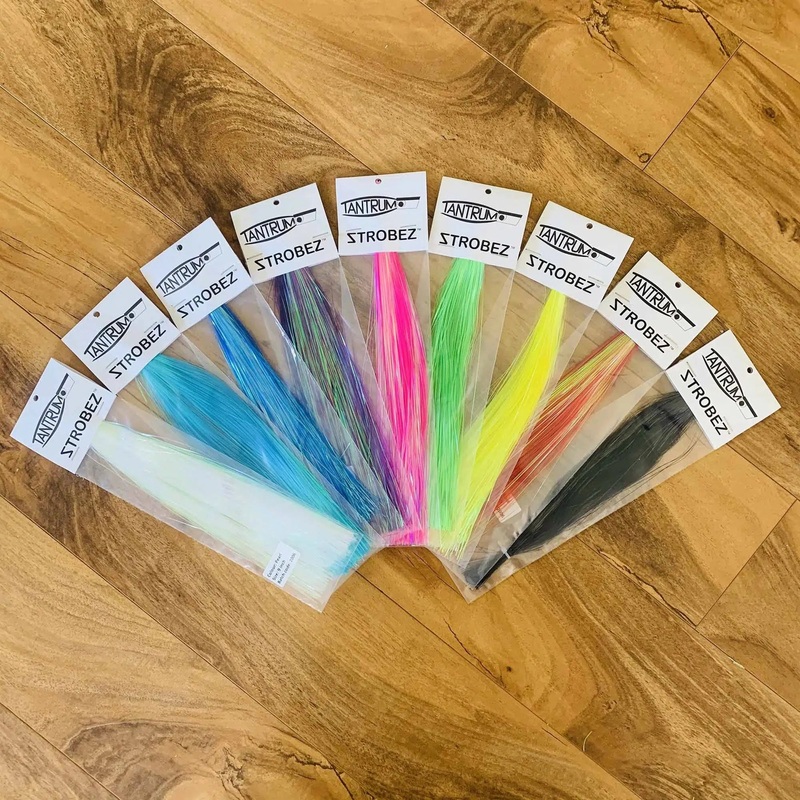 Tantrum Strobez Trolling Lure Skirting Material 9″ Pearl