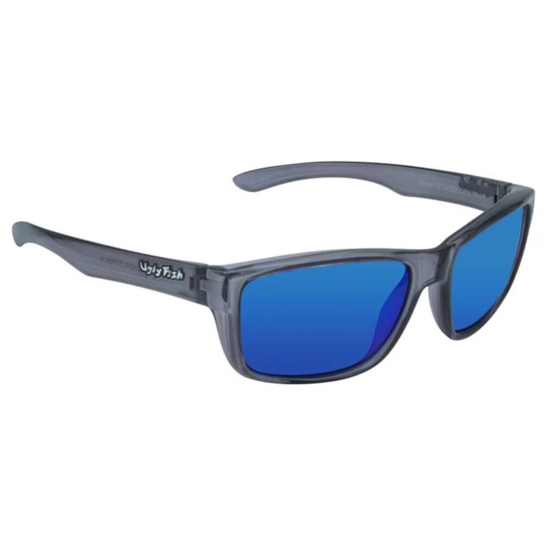 Ugly Fish Wave Polarised Sunglasses PC4233 Crystal Smoke Frame – Blue Revo Lens