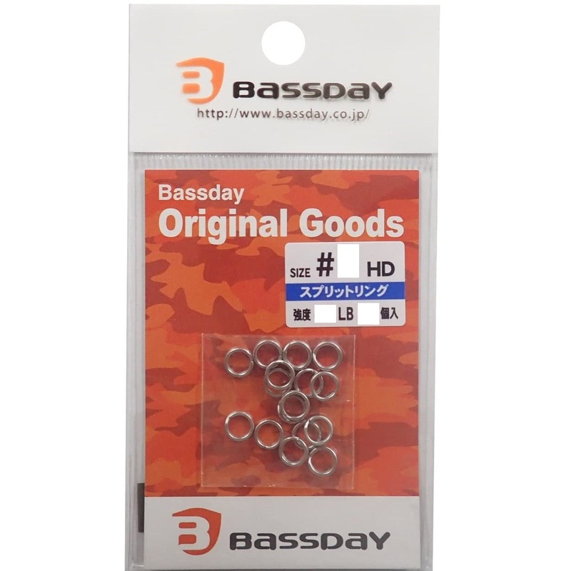 BASSDAYHeavy Duty SPLIT RING #1: 20lb(20 pcs)