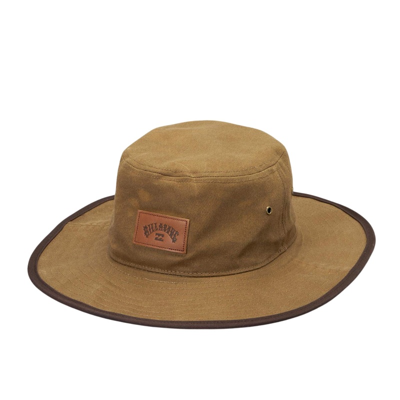 Billabong Waxed Twill Big John Hat S/M Dark Khaki