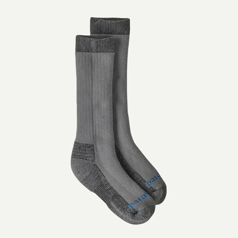 Patagonia Merino Wool Blend Knee Socks Small Forever Grey