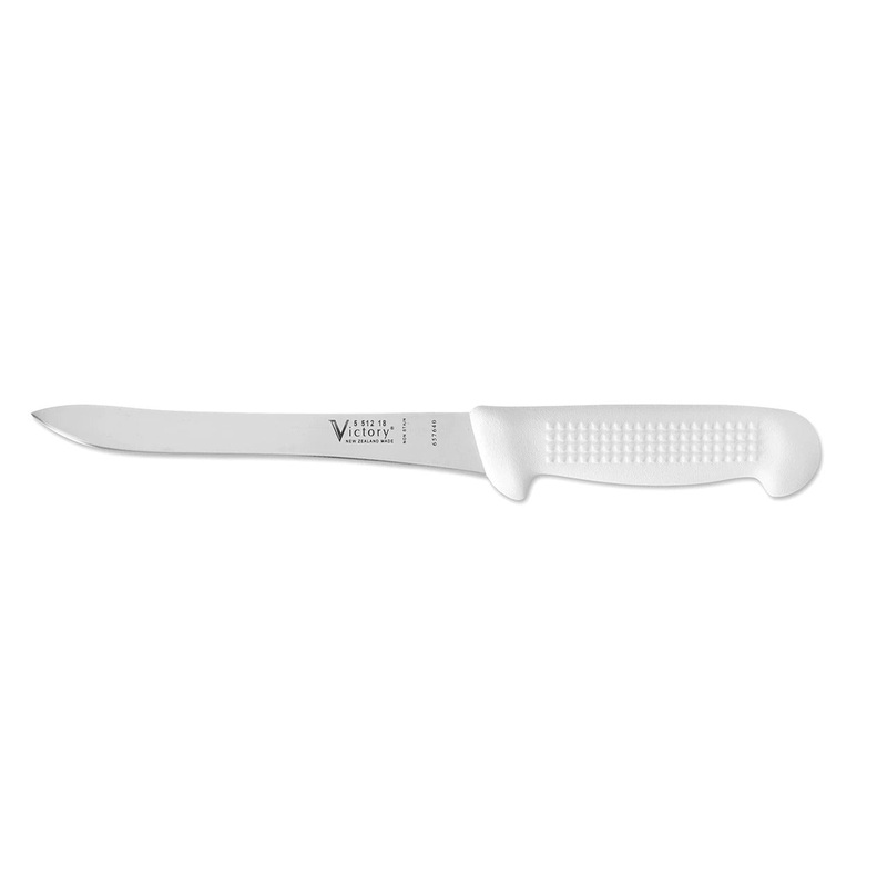 Victory SuperFlex Thin Filleting Knife 18cm 18cm WHITE