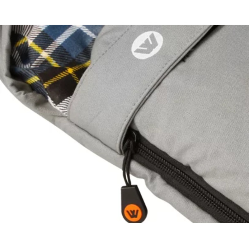 Wildtrak Frankland Hooded Double Sleeping Bag -2 To -7 GREY