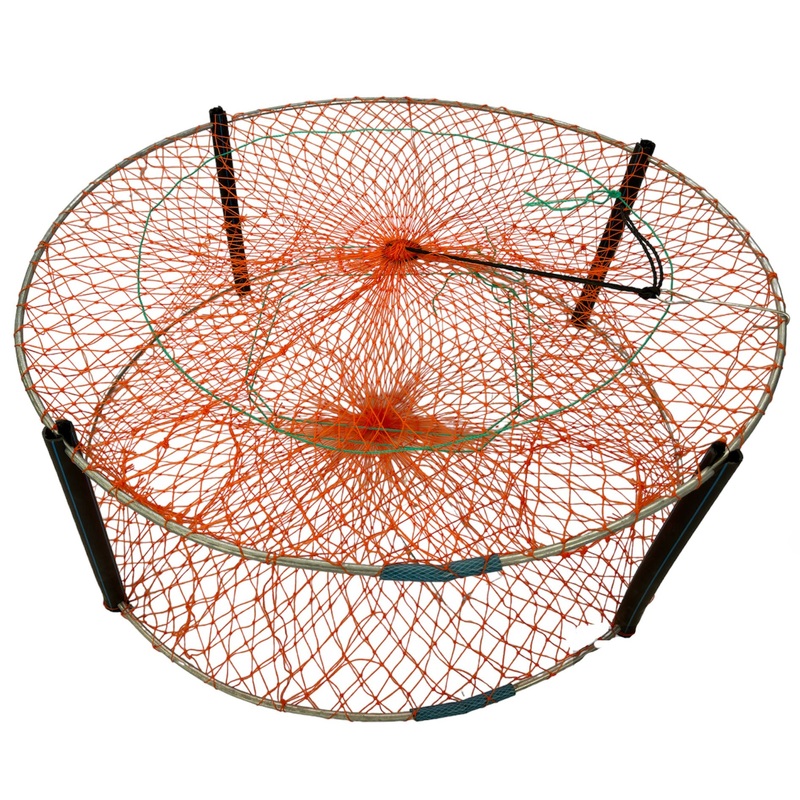 Wilson Round Crab Trap 4-Entry Orange