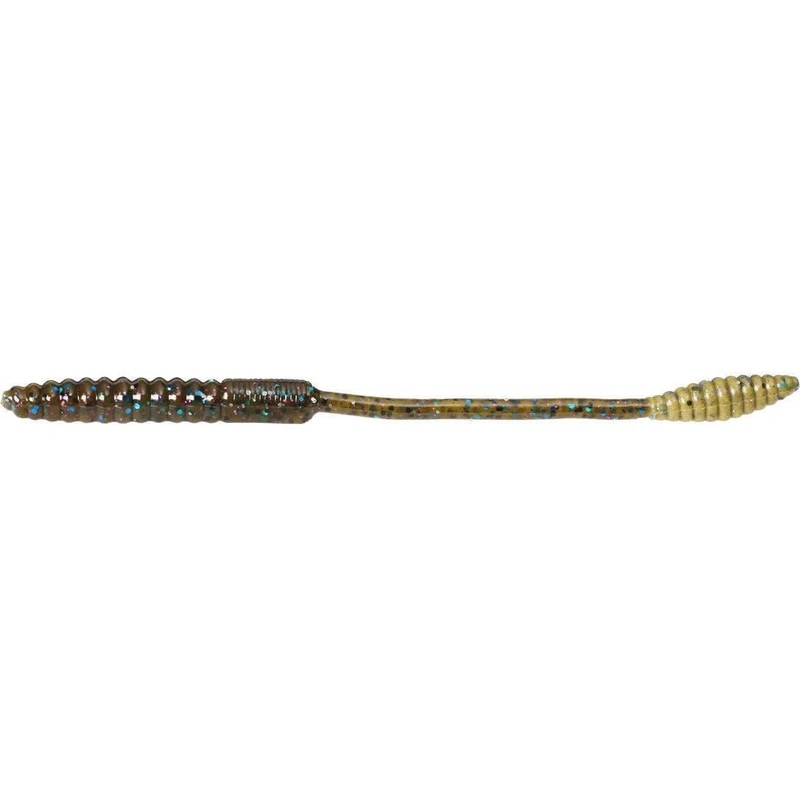 Big Bite Baits Squirrel Tail Worm Tilapia 6″ 10pk