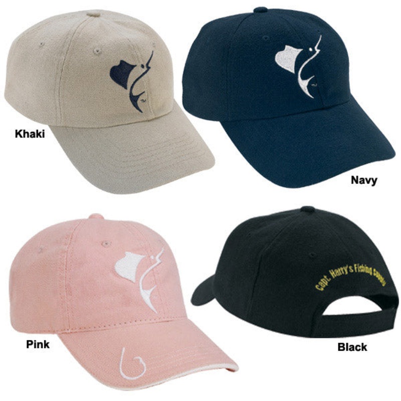 Capt. Harry’s Sailfish Logo Hats BLACK