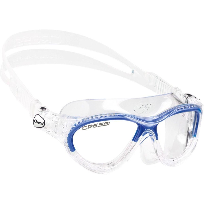 Cressi Mini Cobra Goggles Clear Blue