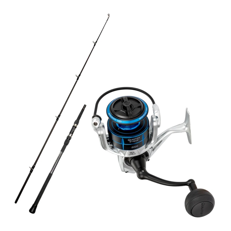 Quantum Strive 6000/Tsunami Trophy II Surf Rod 10’0 w/ 50lb Braid