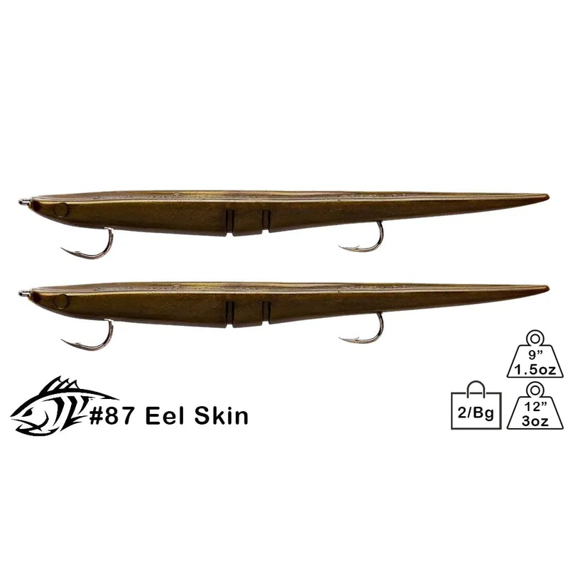 Rigged Slug-Go 9in Eel Skin