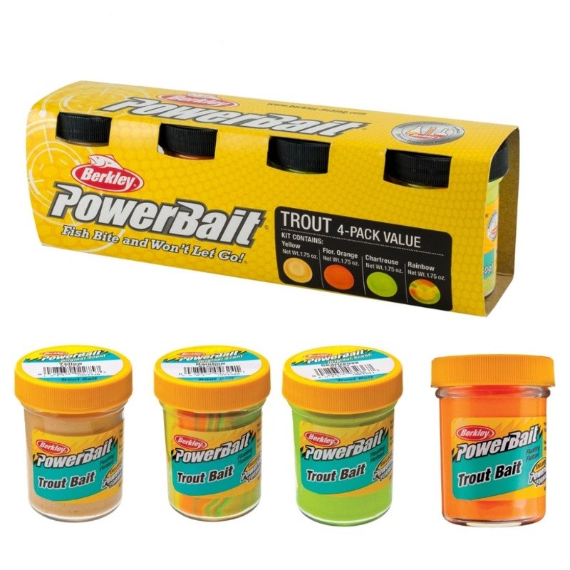 Berkley Powerbait Trout Bait 4 Pack MIXED