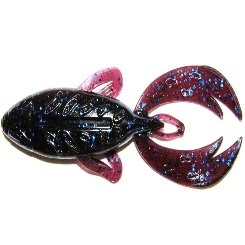 Big Bite Baits Rojas Fighting Frog Blue Fleck 4″ 7 Pack