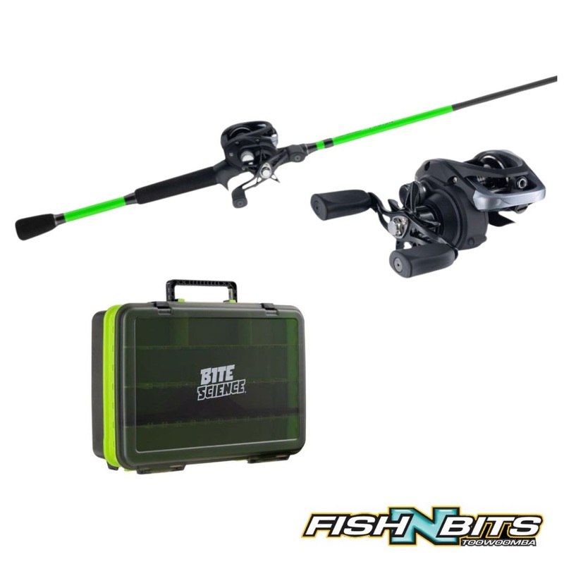 Bite Science – Proton Baitcast Combo with Tackle Case
