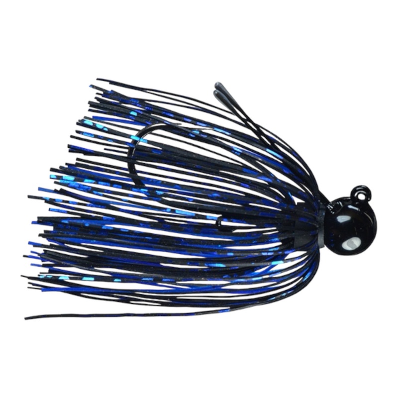 Picasso Lures Little Spotty Tungsten Finesse Jigs 3/8 oz Black / Blue Shower (57)