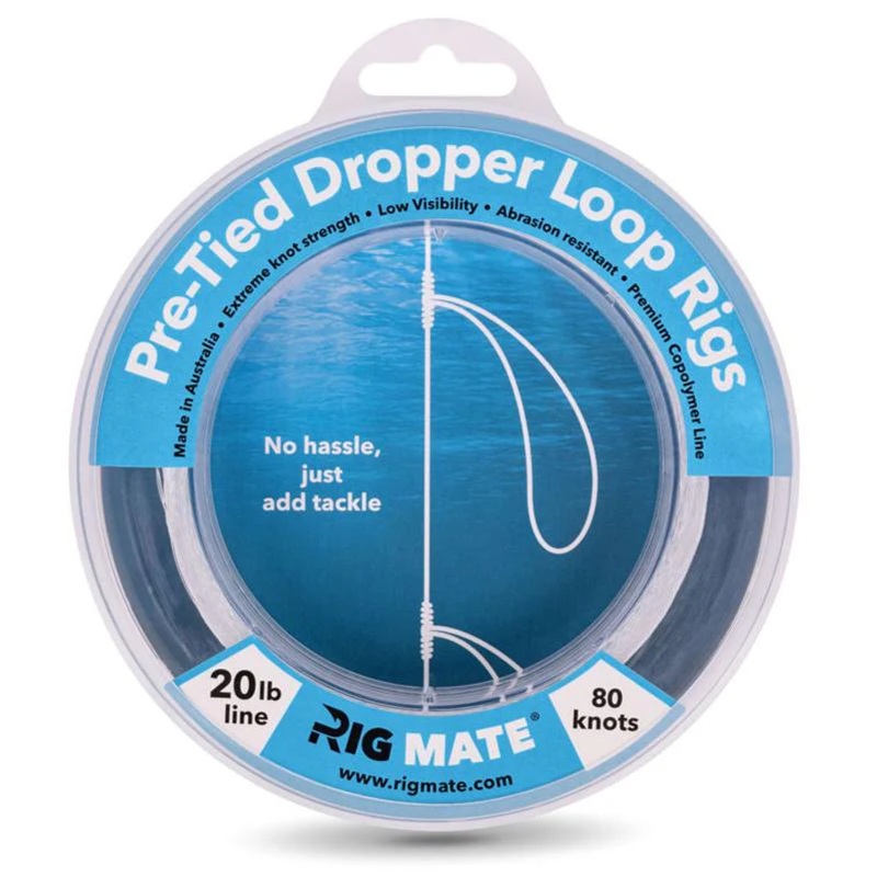 Rig Mate Pre Tied Dropper Loop Leader Rigs 20lb
