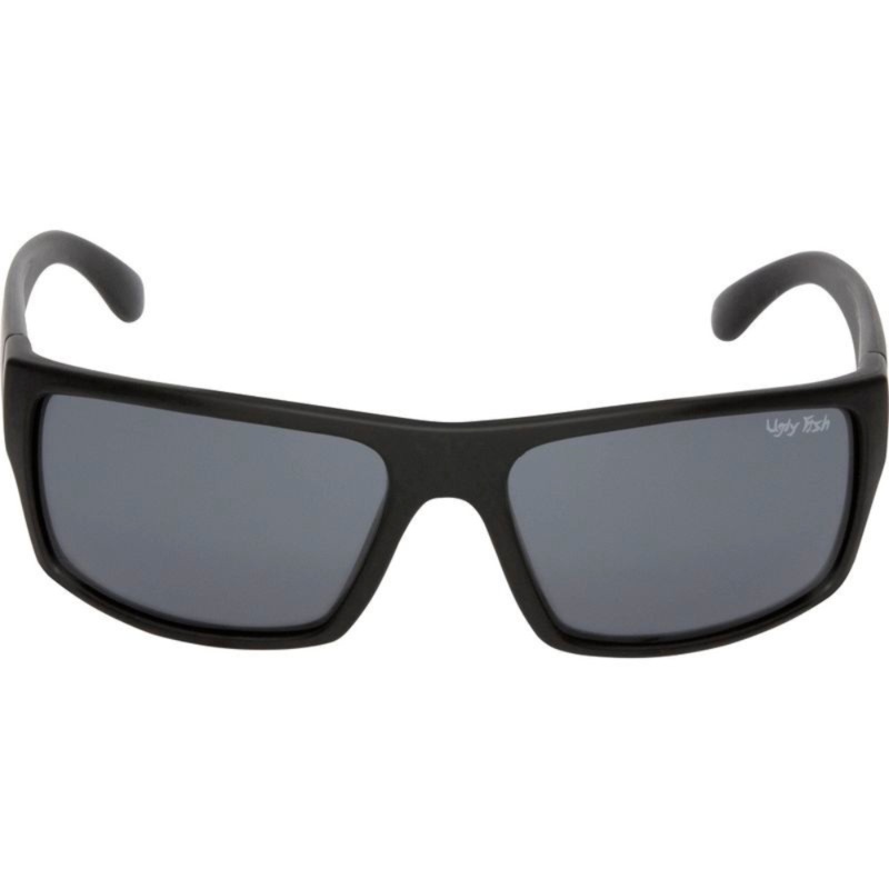Ugly Fish Polarised Wrap Lifestyle Sunglasses P1202 Matt Black Frame / Smoke Lens