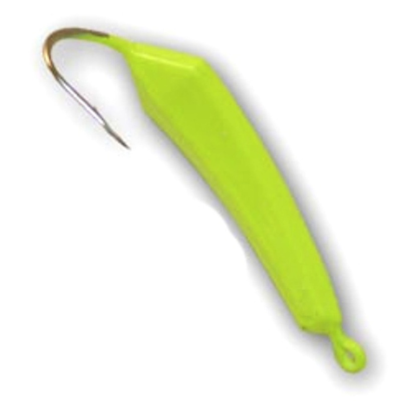 Wiggler Jig – Buccaneer Bait Company – Buccaneer Wiggler Jig Fishing Lure 1/2 oz (2 per pack) Chartreuse