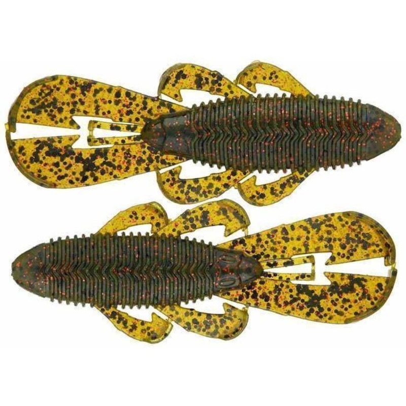 Googan Bandito Bug 4” Watermelon Red Flake 7Pk