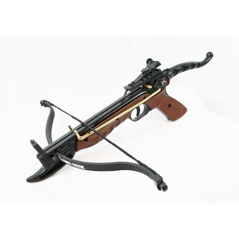 Self-cocking Crossbow Pistol Cross 80 Lbs Wood Camo