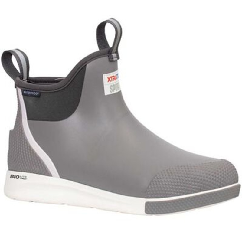 XTRATUF Men’s 6″ Ankle Deck Boot Sport Grey 7